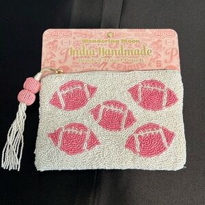 Wandering Moon | Football Beaded Bag 🏈